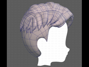 Base Hair for Boy V16 3Dモデル