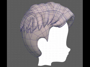 Base Hair for Boy V16 3D Model