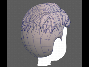 Base Hair for Boy V16 3Dモデル
