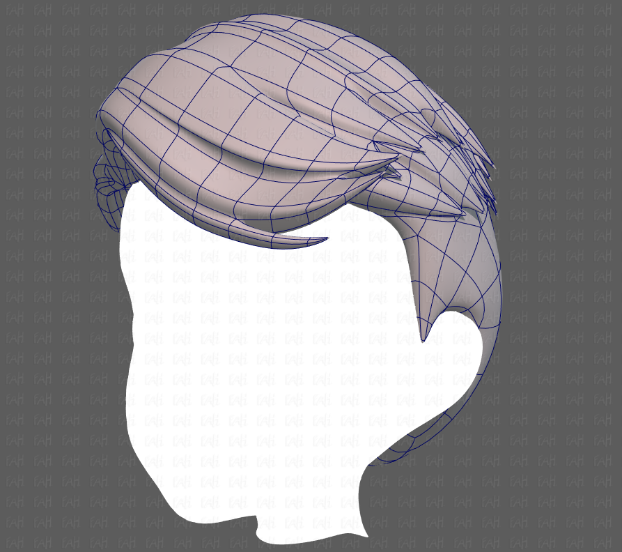 Base Hair for Boy V51 3D Model in Clothing 3DExport