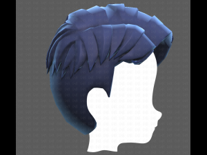 Base Hair for Boy V16 3Dモデル