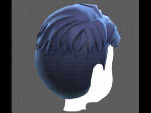 Base Hair for Boy V16 3D Model