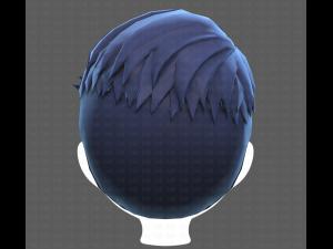 Base Hair for Boy V16 3Dモデル