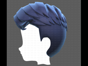 Base Hair for Boy V16 3Dモデル