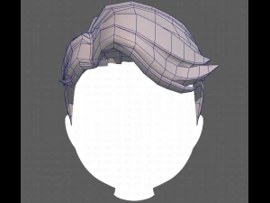 Base Hair for Boy V16 3D Model
