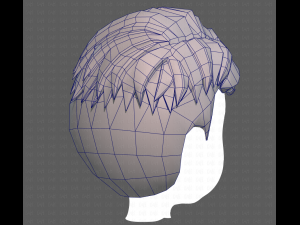 Base Hair for Boy V16 3Dモデル