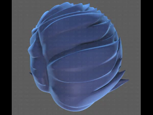 Base Hair for Boy V16 3D Model