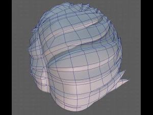 Base Hair for Boy V16 3D Model