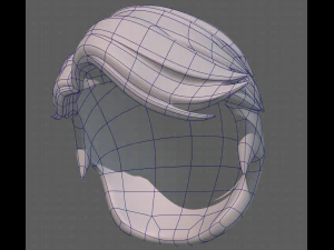 Base Hair for Boy V16 3D Model