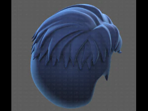 Base Hair for Boy V16 3D Model