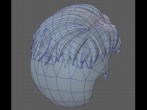 Base Hair for Boy V16 3D Model