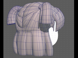 Base Hair for girl V17 Modelo 3D