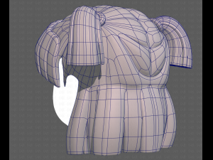 Base Hair for girl V17 Modelo 3D