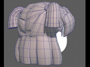 Base Hair for girl V17 Modelo 3D