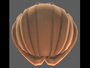 Base Hair for girl V18 3D Model