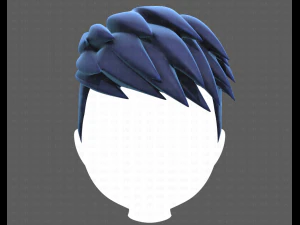 Base Hair for Boy V17 3D Model