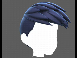 Base Hair for Boy V17 3D Model