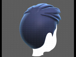 Base Hair for Boy V17 3D Model