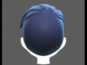 Base Hair for Boy V17 3D Model