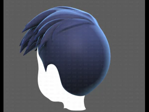 Base Hair for Boy V17 3D Model