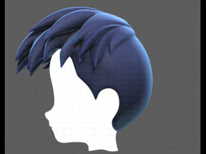 Base Hair for Boy V17 3D Model