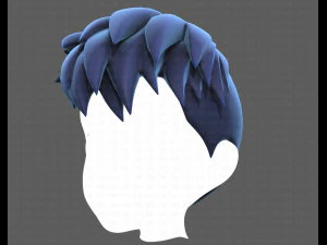 Base Hair for Boy V17 3D Model