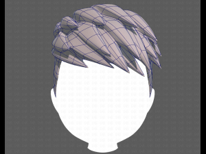 Base Hair for Boy V17 3D मॉडल