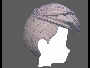 Base Hair for Boy V17 3D Model