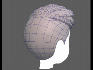 Base Hair for Boy V17 3D मॉडल