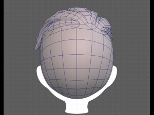 Base Hair for Boy V17 3D मॉडल