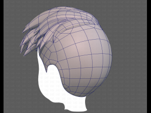 Base Hair for Boy V17 3D मॉडल