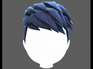 Base Hair for Boy V17 3D Model