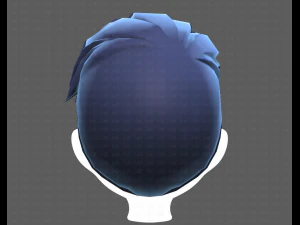 Base Hair for Boy V17 3D Model