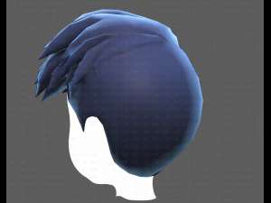 Base Hair for Boy V17 3D Model