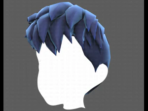 Base Hair for Boy V17 3D Model