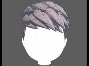 Base Hair for Boy V17 3D मॉडल