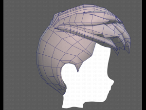 Base Hair for Boy V17 3D मॉडल
