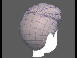 Base Hair for Boy V17 3D Model