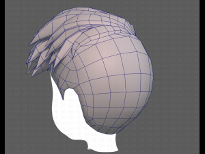 Base Hair for Boy V17 3D मॉडल