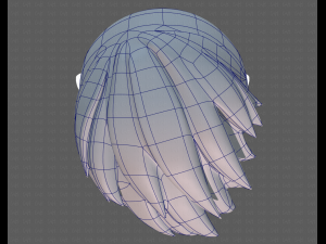 Base Hair for Boy V17 3D मॉडल