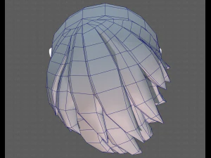 Base Hair for Boy V17 3D Model