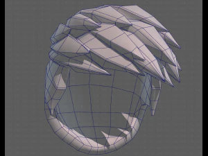 Base Hair for Boy V17 3D Model