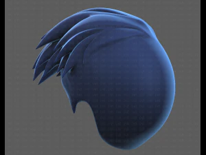 Base Hair for Boy V17 3D Model