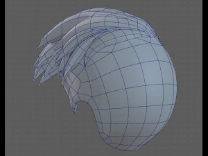 Base Hair for Boy V17 3D Model