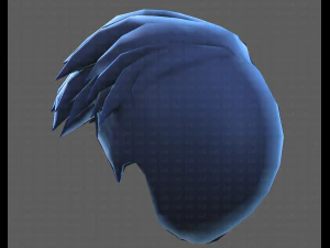 Base Hair for Boy V17 3D Model