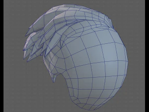 Base Hair for Boy V17 3D Model