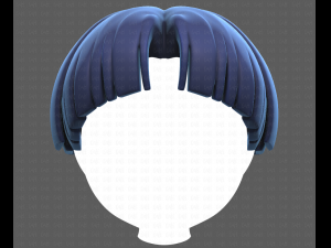 Base Hair for Boy V18 3D Model