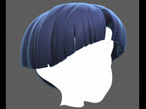 Base Hair for Boy V18 3D Model