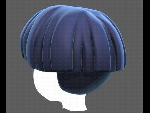 Base Hair for Boy V18 3D Model