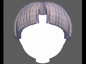 Base Hair for Boy V18 3D Model